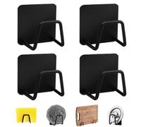Touosy 4 Pezzi Porta Spugne Lavello Cucina Acciaio Inossidabile Portaspugne