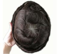 Toupee per Uomo Sistema di Sostituzione dei Capelli Pelle Sottile Parrucche a...