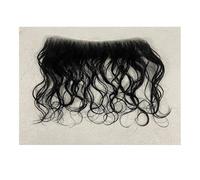 Toupee Uomo Capelli Parrucche for capelli umani da uomo, con attaccatura frontale realistica e riccia, da 6 pollici, sistemi di posticci for capelli umani, toupet completo in pelle, protesi capillare