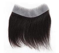 Toupet per capelli da uomo realistico attaccatura frontale a retina per uomo stile V Toupet parrucca con pelle sottile base PU capelli naturali per uomo sistema di sostituzione dei capelli Toupet per