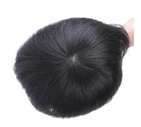 Toupet Uomo 110% Densità Svizzero Pizzo Uomini Uomini Capelli Veri Punta Durevole Maschile Capillare Protesi Fatta a Mano Indiano Forcine per Capelli Sistema di Ricambio Pezzi per Capelli (Straight