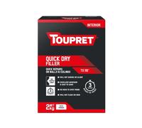 Toupret Filler Rapido Per Interni Riempito Fino A Qualsiasi Profondità 2kg, 5kg