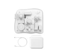 TOUR BOX Elite Plus All-in-ONE Creative Controller - Tastiera Bluetooth per editing video, foto e grading del colore, illustrazione, funziona con Procreate, Adobe & Davinci, borsa per il cavo inclusa