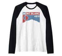 Tour de Mont Blanc TMB Europa Francia Italia Cool Escursionismo Regali Maglia con Maniche Raglan