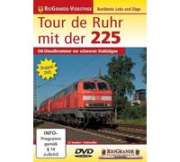 Tour de Ruhr mit der 225 - DB-Dieselbrummer vor schweren Stahlzügen