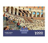 Tour dei Gladiatori al Colosseo di Roma Puzzle in Legno Impermeabile Puzzles Da 1000 Pezzi Per Adulti Impossibili Giochi Di Impegnativi