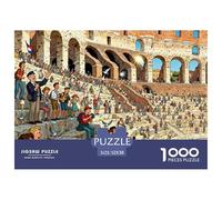 Tour dei Gladiatori al Colosseo di Roma Puzzle in Legno Impermeabile Puzzles Da 1000 Pezzi Regali Per Adulti Sfidanti E Rompicapo Giochi Educativi