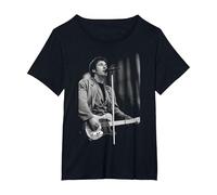 Tour del Tunnel of Love della Chitarra di Bruce Springsteen E Street Band Maglietta, Donna Plus-Size, Nero, 6X