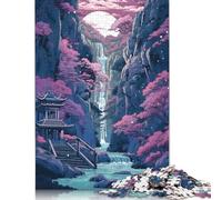 Tour della cascata 520 pezzi Puzzle per adulti Giocattoli di decompressione Puzzle rompicapo per donne e uomini 520 pezzi (52x38 cm)