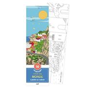 Tour du monde: 50 marque-pages à peindre ou à colorier