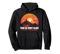 Tour Du Mont Blanc Finisher Chamonix Francia Escursionismo Souvenir Felpa con Cappuccio