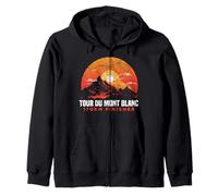Tour Du Mont Blanc Finisher Chamonix Francia Escursionismo Souvenir Felpa con Cappuccio