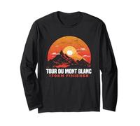 Tour Du Mont Blanc Finisher Chamonix Francia Escursionismo Souvenir Maglia a Manica