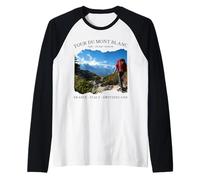 Tour Du Mont Blanc Grandi Escursioni d'Europa Escursioni Donna Uomo Maglia con Maniche Raglan
