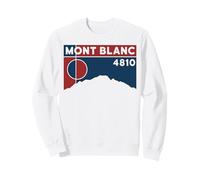 Tour du Mont Blanc Montblanc 4810 Regali escursionistici Francia Felpa