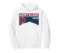 Tour du Mont Blanc Montblanc 4810 Regali escursionistici Francia Felpa con Cappuccio