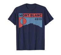 Tour du Mont Blanc Montblanc 4810 Regali escursionistici Francia Maglietta