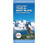 Tour du Mont Blanc - Trekking Map: The Great Treks of the Alps