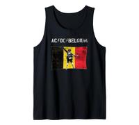 Tour Europeo AC/DC PWR UP Bandiera Angus Belgio Canotta