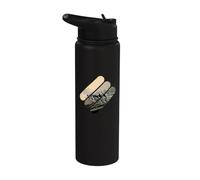 TOUR IN BICICLETTA SU STRADA TRA MONTAGNE E VALLE Stainless Steel Insulated Water Bottle