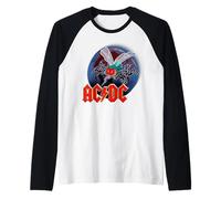 Tour Mondiale AC/DC Fly On The Wall 1985 Maglia con Maniche Raglan