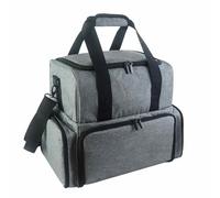 Tour operator - Borsa compatta per lampade per unghie, strumenti e bottiglie | 80 slot Manicure Organizer Custodia, Nail Tech - Kit da viaggio per smalto gel