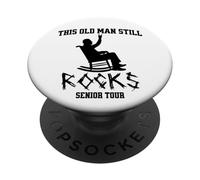 Tour per anziani di This Old Man Still Rocks PopSockets PopGrip Adesivo