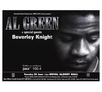 Tour Poster ~ Al Verde 1992 W/Beverley Knight Live Royal Albert Sala 76.2x102cm