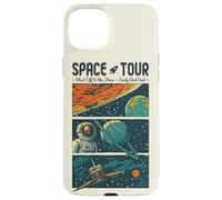 Tour spaziale Futuro multiplanetario del pianeta Terra Custodia per iPhone 15 Plus