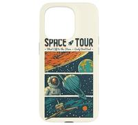 Tour spaziale Futuro multiplanetario del pianeta Terra Custodia per iPhone 15 Pro