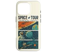 Tour spaziale Futuro multiplanetario del pianeta Terra Custodia per iPhone 16 Pro