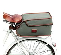 TOURBN Impermeabile Tela Bicicletta Pannier Bike Portapacchi Posteriore Isolato Tronco Cooler Bag Takeaway Food Delivery Case Verde