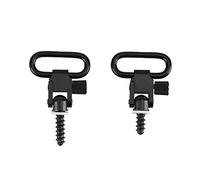 Tourbon 2,5 cm a sgancio rapido per fucili, fucili e viti per legno, confezione da 2 pezzi, colore: nero