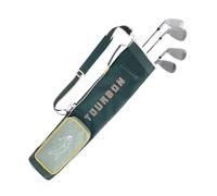 Tourbon - Borsa da golf in nylon con cinghia, portatile, pieghevole, per mazze da golf, per uomo e donna