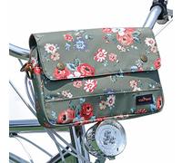 TOURBON - Borsa da manubrio in tela impermeabile, motivo floreale