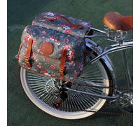 TOURBON Borsa Doppia Borsa per Bici in Tela Bicicletta Sedile Posteriore Zain...