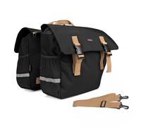 Tourbon - Borsa per la spesa posteriore in nylon per bicicletta, con tracolla