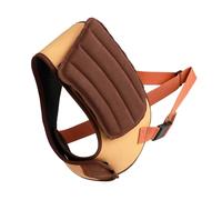 TOURBON Canvas Leather Spallaccio Rinculo Scudo Rinculo Tiro Imbottitura Spessa Antiurto Pad con Cinturino Regolabile