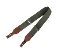 Tourbon - Cintura in pelle e fettuccia da 5,1 cm, per fucile da caccia, stile inglese (verde)