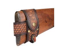 TOURBON - Custodia in vera pelle per fucile da caccia