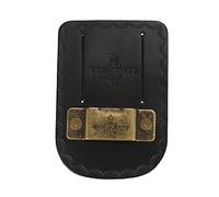 Tourbon - Custodia per metro da 3-10 m per cintura in pelle (nero)