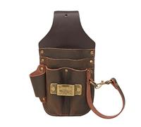 Tourbon Organizer in Pelle per Utensili, Porta Utensili, Cintura da Vita per Muratori, Carpentieri, Elettricisti