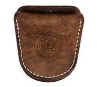 TOURBON Vintage Leather Pistol Gun Shotgun Airgun Ammo Pouch .22 22lr .38 .45 Portamunizioni Wasit Belt Shell Carrier Box Portafoglio classico