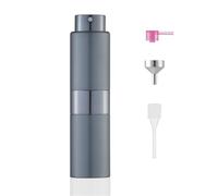 Toureal 20ml Spruzzino Profumo Ricaricabile, Vaporizzatore da Viaggio, Atomizzatore Nebulizzatore Profumo, Bottiglie Porta Profumo Spray (Grigio)
