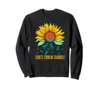 Tourette Syndrome Awareness - Maglietta con girasole Felpa