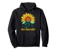 Tourette Syndrome Awareness - Maglietta con girasole Felpa con Cappuccio