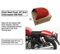 Touring Doppio Sedile Rosso Cappuccio 2018-2022 per Royal Enfield Gt &