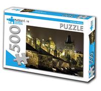 Tourist Edition - Puzzle Praga di notte - 500 Pezzi