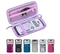 Tourmate Custodia da viaggio rigida di ricambio per calcolatrice scientifica a 2 linee Texas Instruments TI-30X IIS