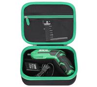 Tourmate Custodia rigida da viaggio per avvitatore a batteria ricaricabile SKIL 4V SD561802 - Borsa protettiva per il trasporto (solo custodia) (nero e verde)